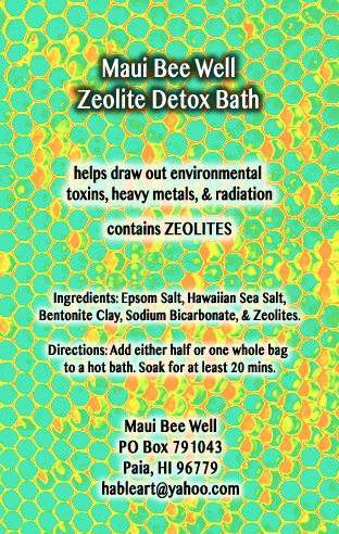 Zeolite detox bath